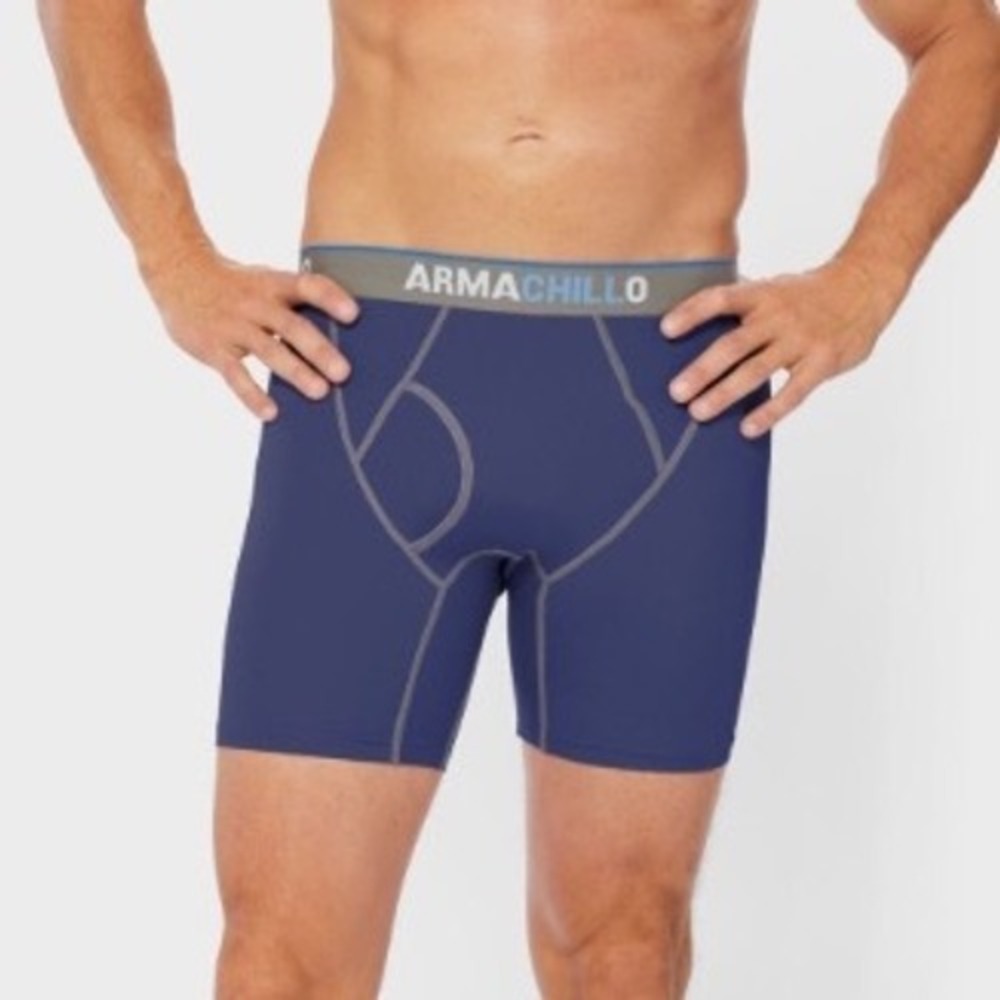 Duluth Trading Co Armachillo Boxer Briefs Mens Extra Long Large Blue New W/ Tags